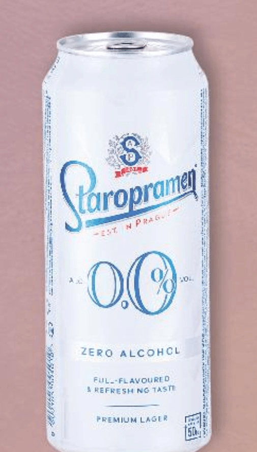 Staropramen pivo bezalkoholno 0,0%, svijetlo 0,5l Akcija u trgovini Konzum