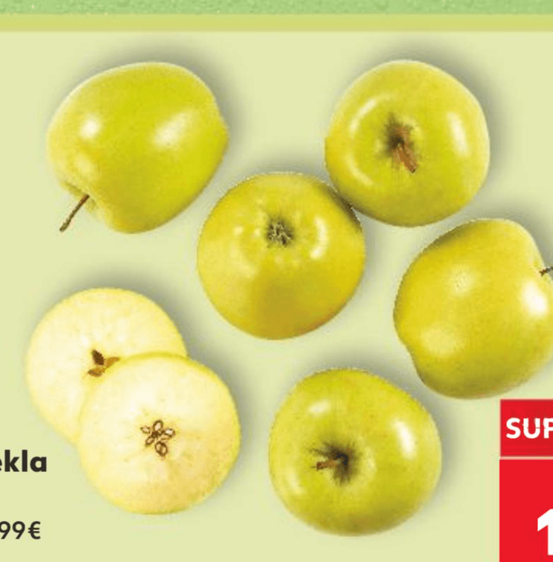 Bio Jabuka zlatni delišes 550 g - Akcija u trgovini Kaufland