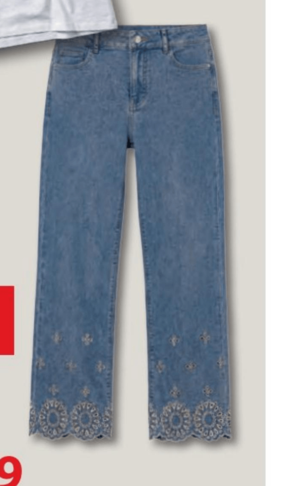 Jeans hlače Laura Torelli 40–46 - Akcija u trgovini NKD