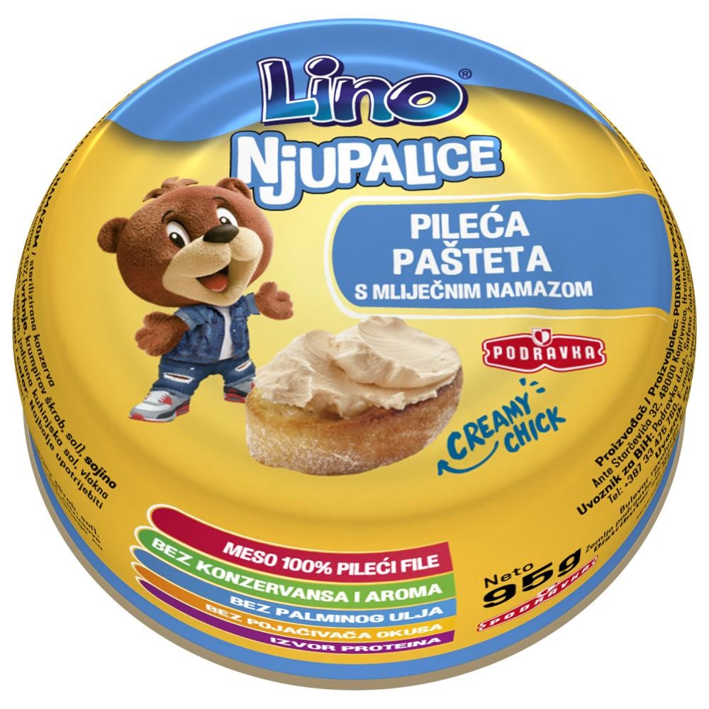 Lino njupalice Pašteta 95 g Akcija u trgovini Tommy