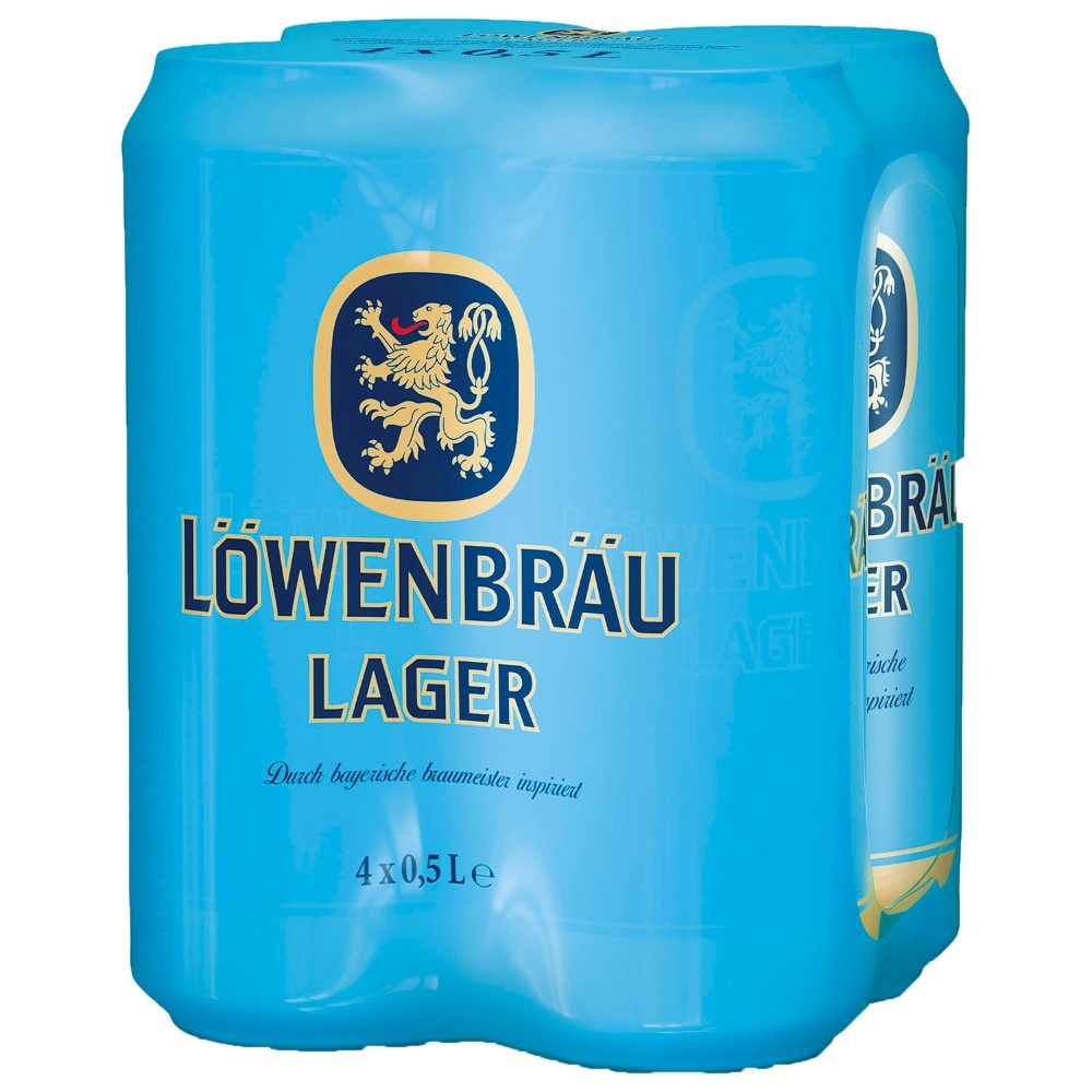 Lowenbrau pivo Lager 4% alk. 2 l (4 x 0,5 l) Akcija u trgovini NTL