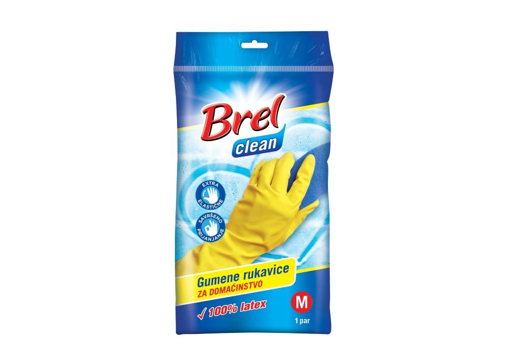 Brel Clean Gumene rukavice za domaćinstvo 1 par - Akcija u trgovini Ribola