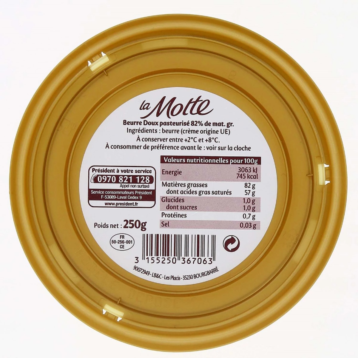 President Motte maslac, meki 250 g Akcija u trgovini Kaufland