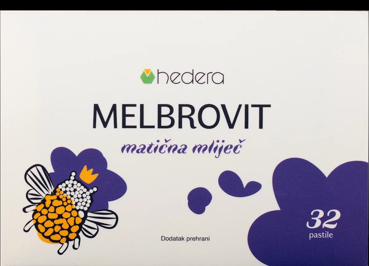 Hedera pastile Melbrovit matična mliječ 32 kom. Akcija u trgovini Dm