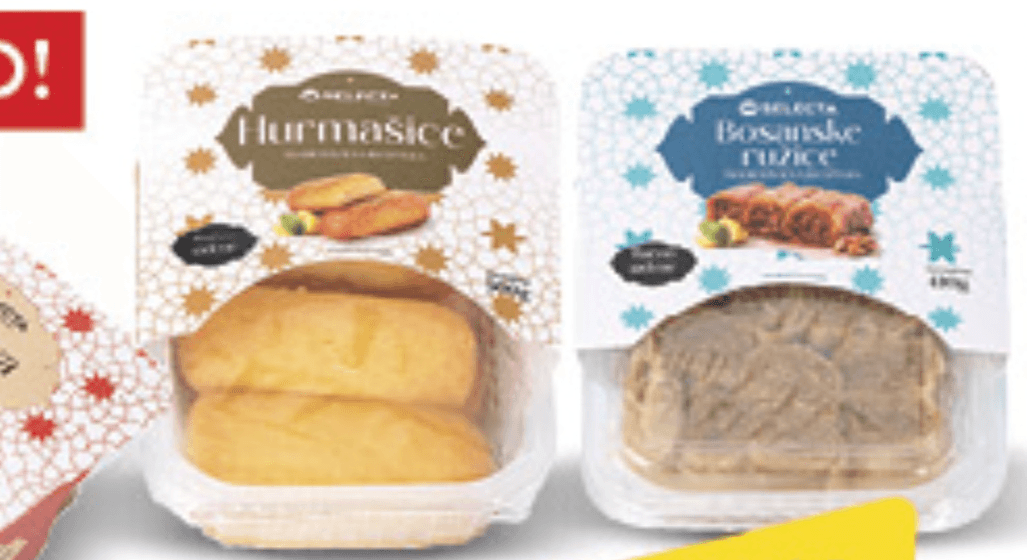 Bosanske ružice, Baklava, Hurmašice 410g / 500g Selecta - Akcija u trgovini Konzum