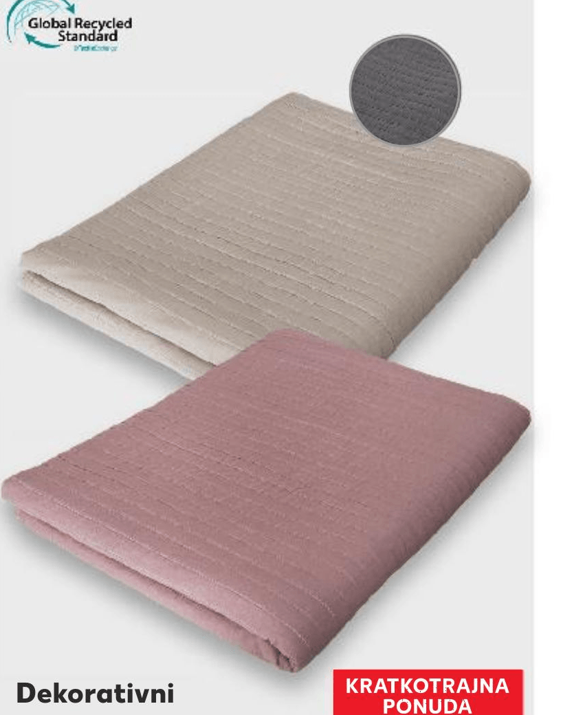 Prekrivač dekorativni vel. 150x220 cm - Akcija u trgovini KTC