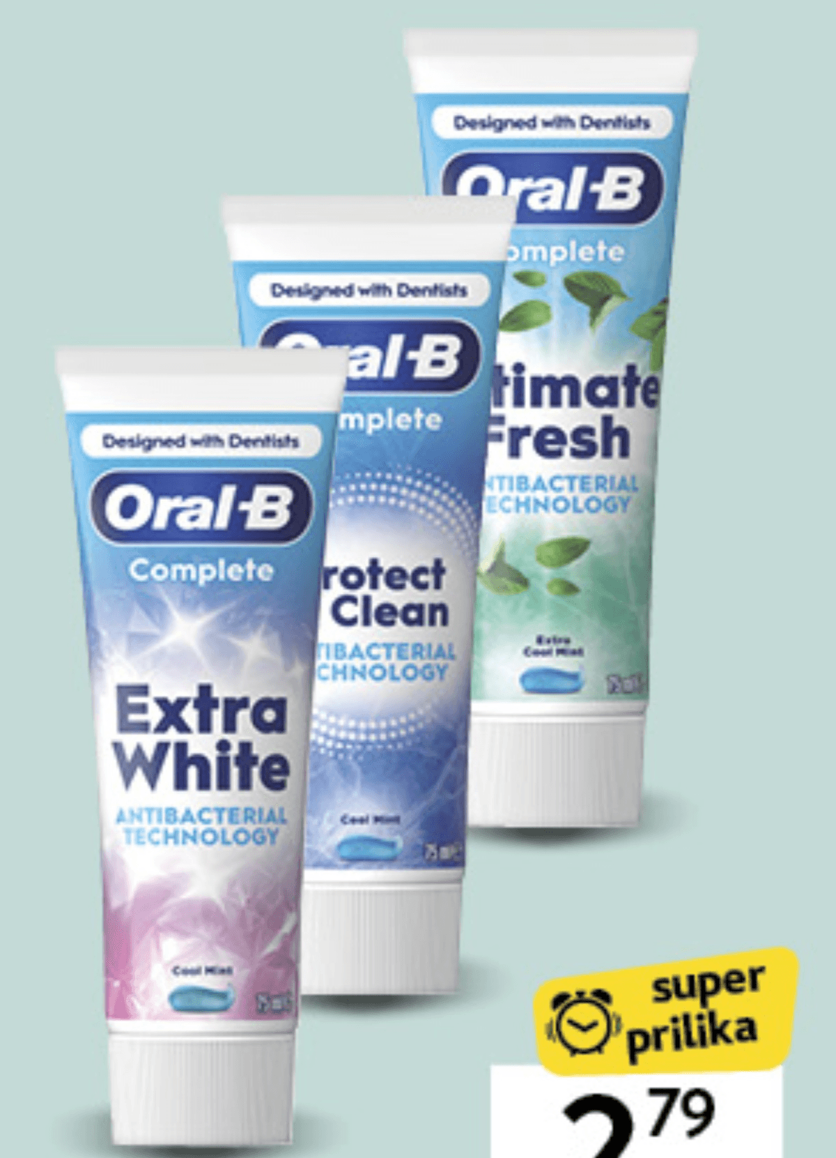Oral-B zubna pasta 75ml - Akcija u trgovini Konzum