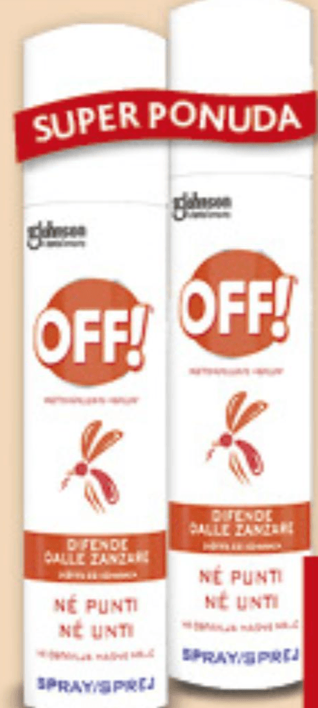 Sprej OFF! 2x100ml - Akcija u trgovini Konzum