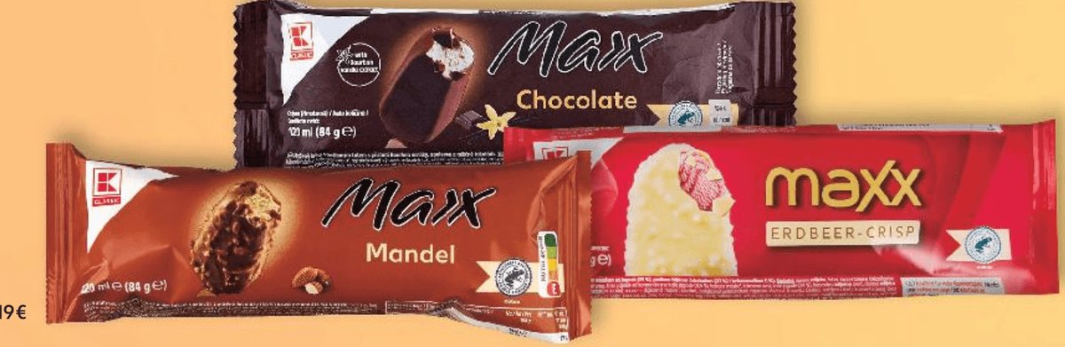 Maxx Sladoled 120 ml - Akcija u trgovini Kaufland