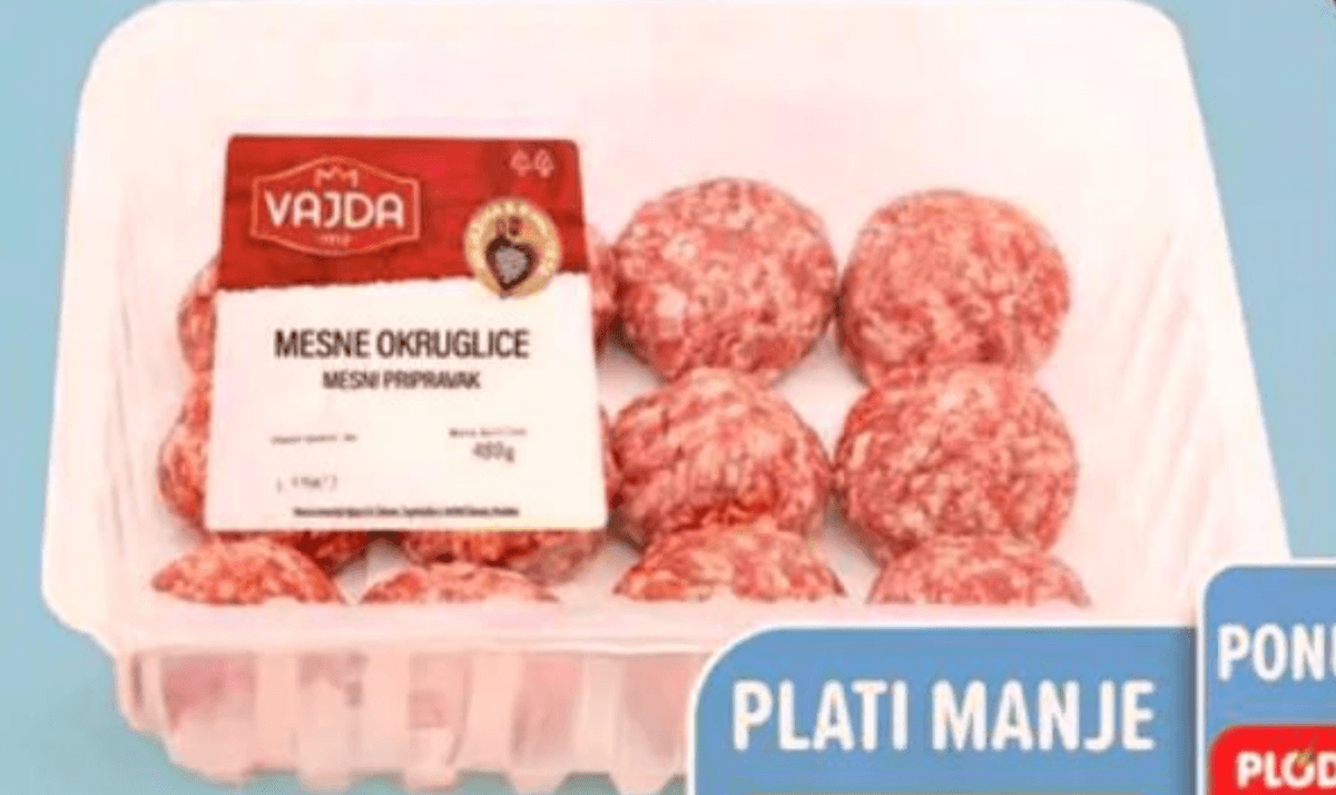 Svježe mesne okruglice 480 g Vajda - Akcija u trgovini Plodine