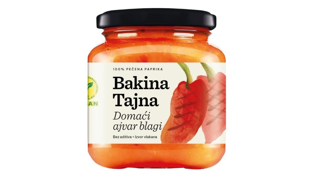 Bakina Tajna Ajvar 300g - Akcija u trgovini Konzum