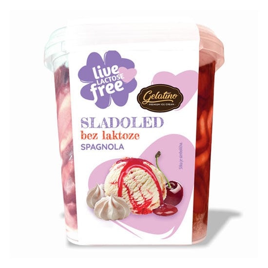 Live Free Gelatino sladoled Choco keks ili Spagnola bez laktoze 500 ml Akcija u trgovini Plodine