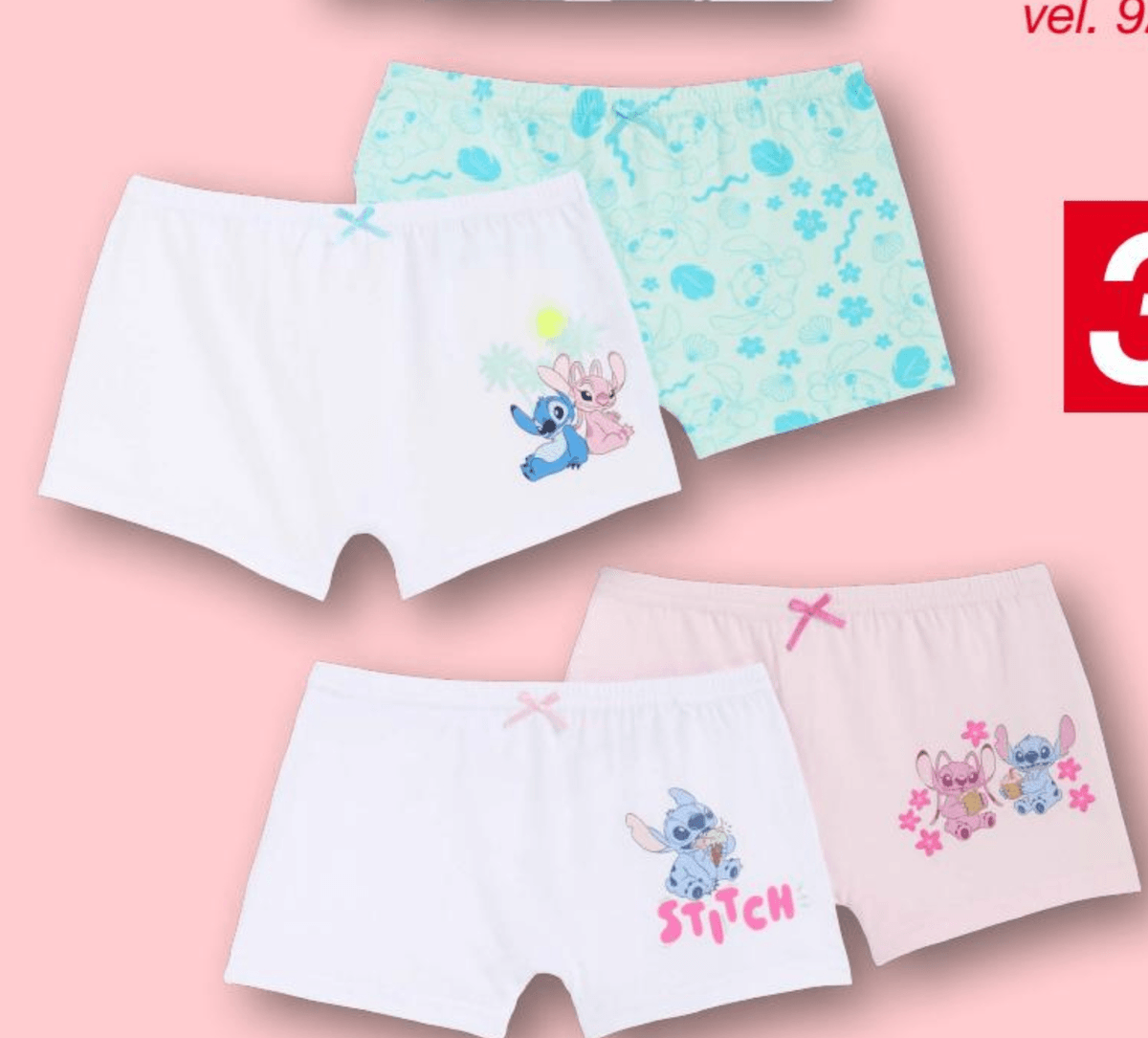 Dječje panty gaćice Disney Stitch 2 kom - Akcija u trgovini Kik