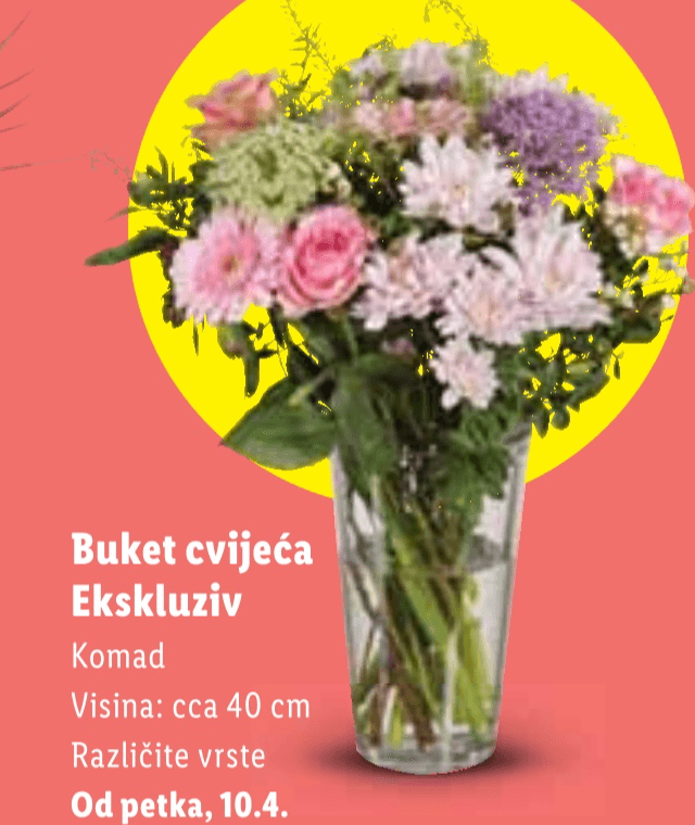 Buket cvijeća Ekskluziv - Akcija u trgovini Lidl