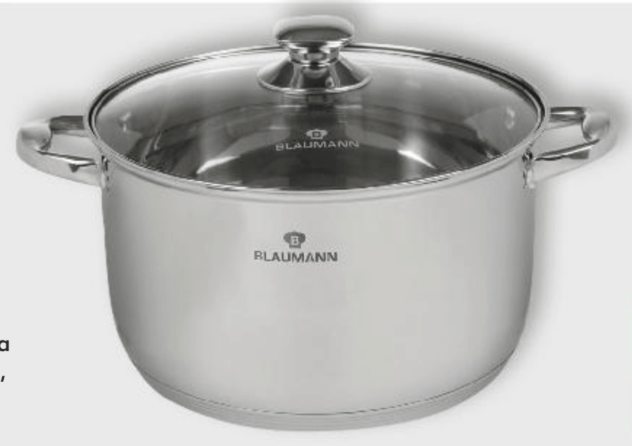 Lonac s poklopcem 3,8 l, 6 l ili 7,6 l komad BLAUMANN - Akcija u trgovini Kaufland