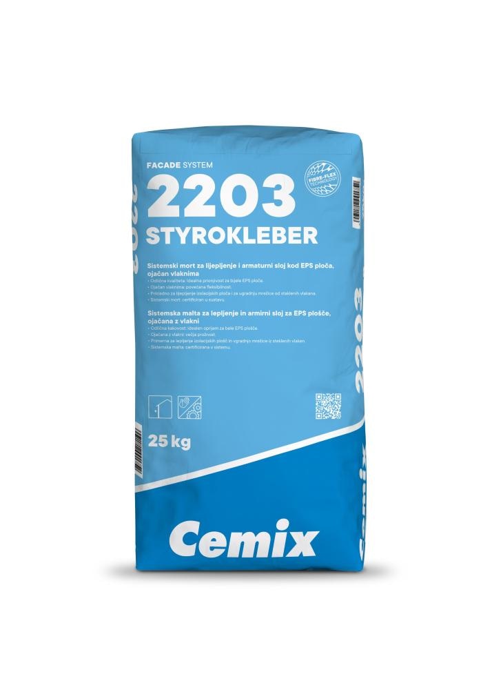 Fasadno ljepilo Cemix 2203 Styrokleber 25 kg - Akcija u trgovini Pevex