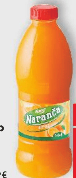 Voćni sirupi - Akcija u trgovini Kaufland