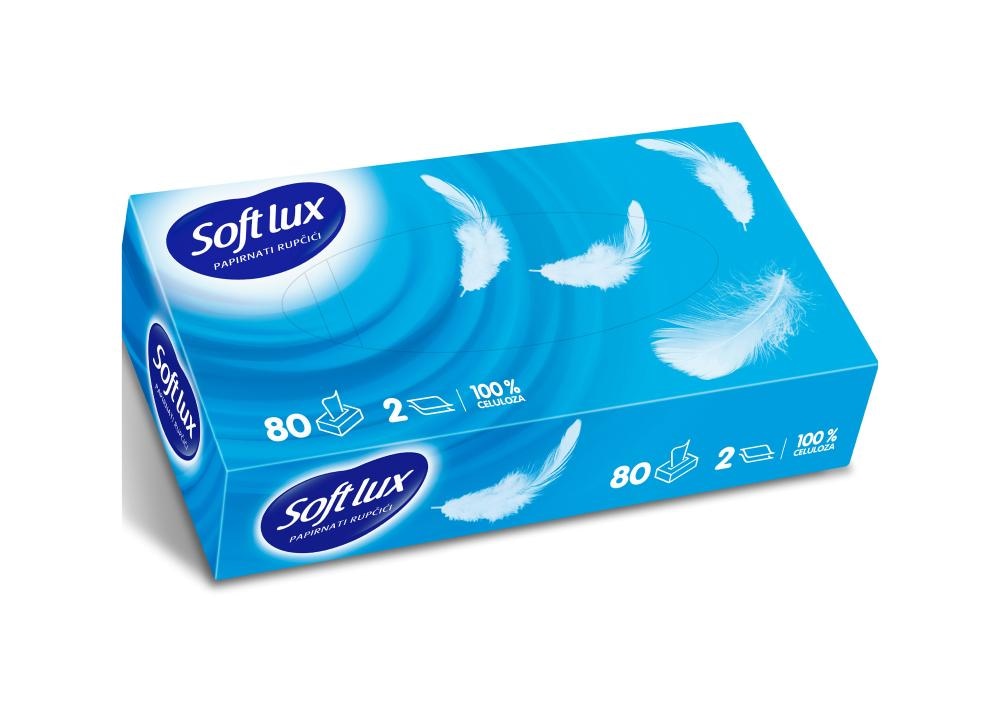 SOFT LUX Papirnate maramice 80 kom - Akcija u trgovini Ribola