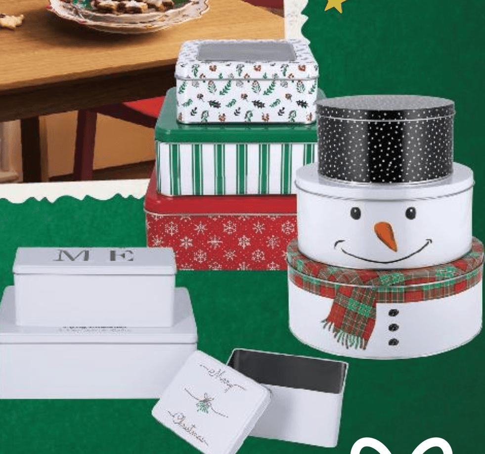 Kutija za kekse 3 kom - Akcija u trgovini Kaufland