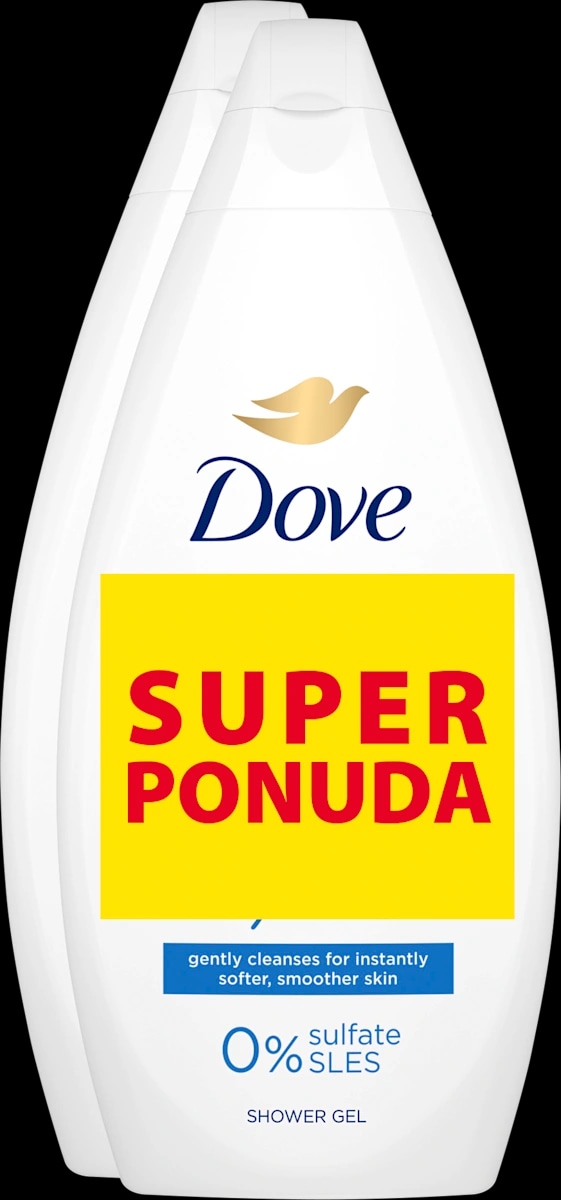 Dove Gel za tuširanje ili Deo deo 2 x 200 ml ili gel 2 x 450 ml Akcija u trgovini Spar