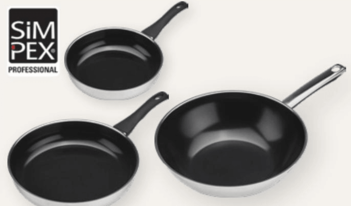 Wok ili tava Simpex Professional 1 kom - Akcija u trgovini Spar