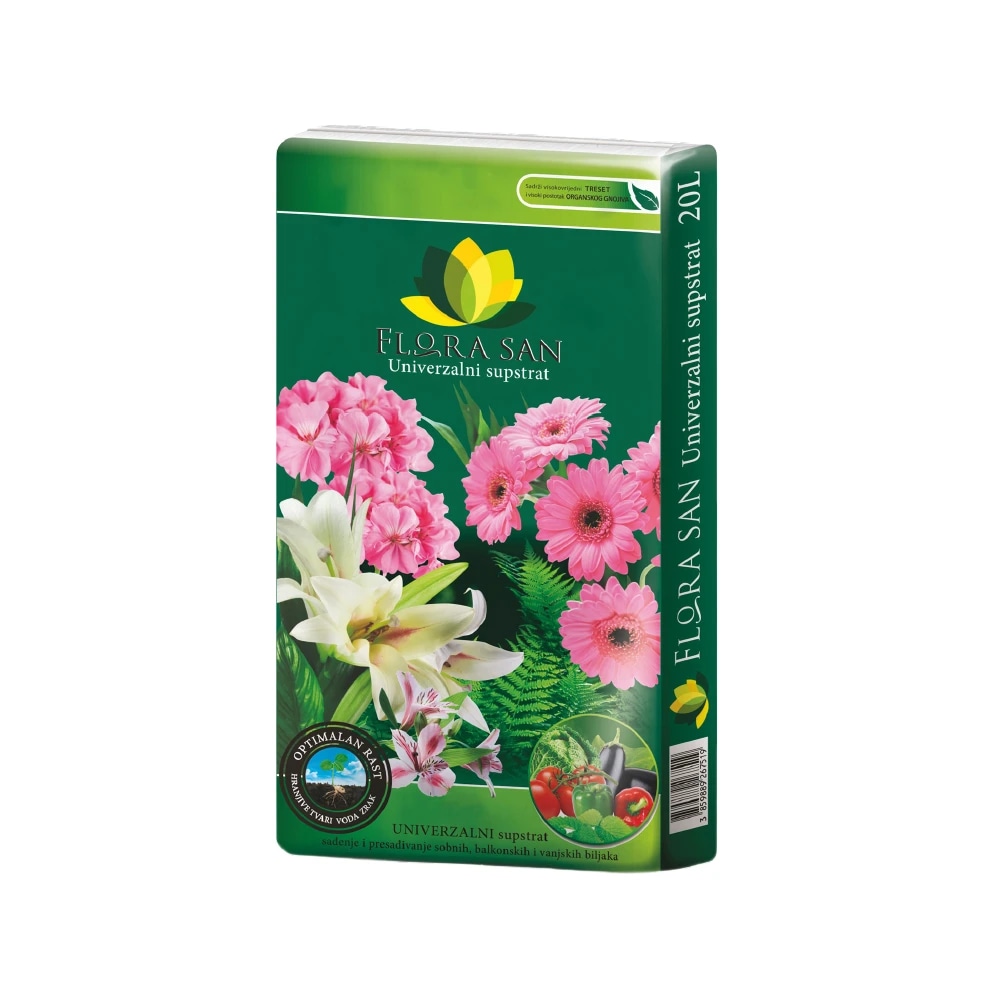 Zemlja za cvijeće Florasan 50 L - Akcija u trgovini Vinkoprom