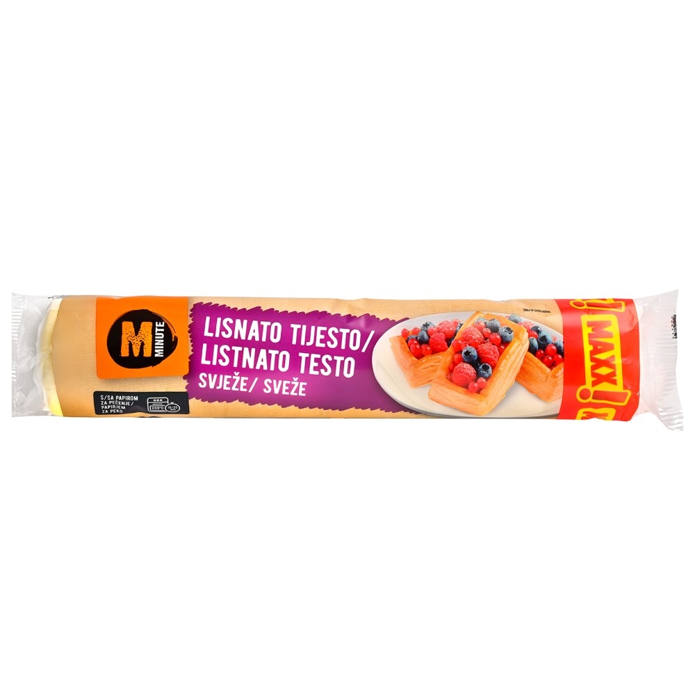 Minute lisnato tijesto Maxx 375 g Akcija u trgovini Konzum