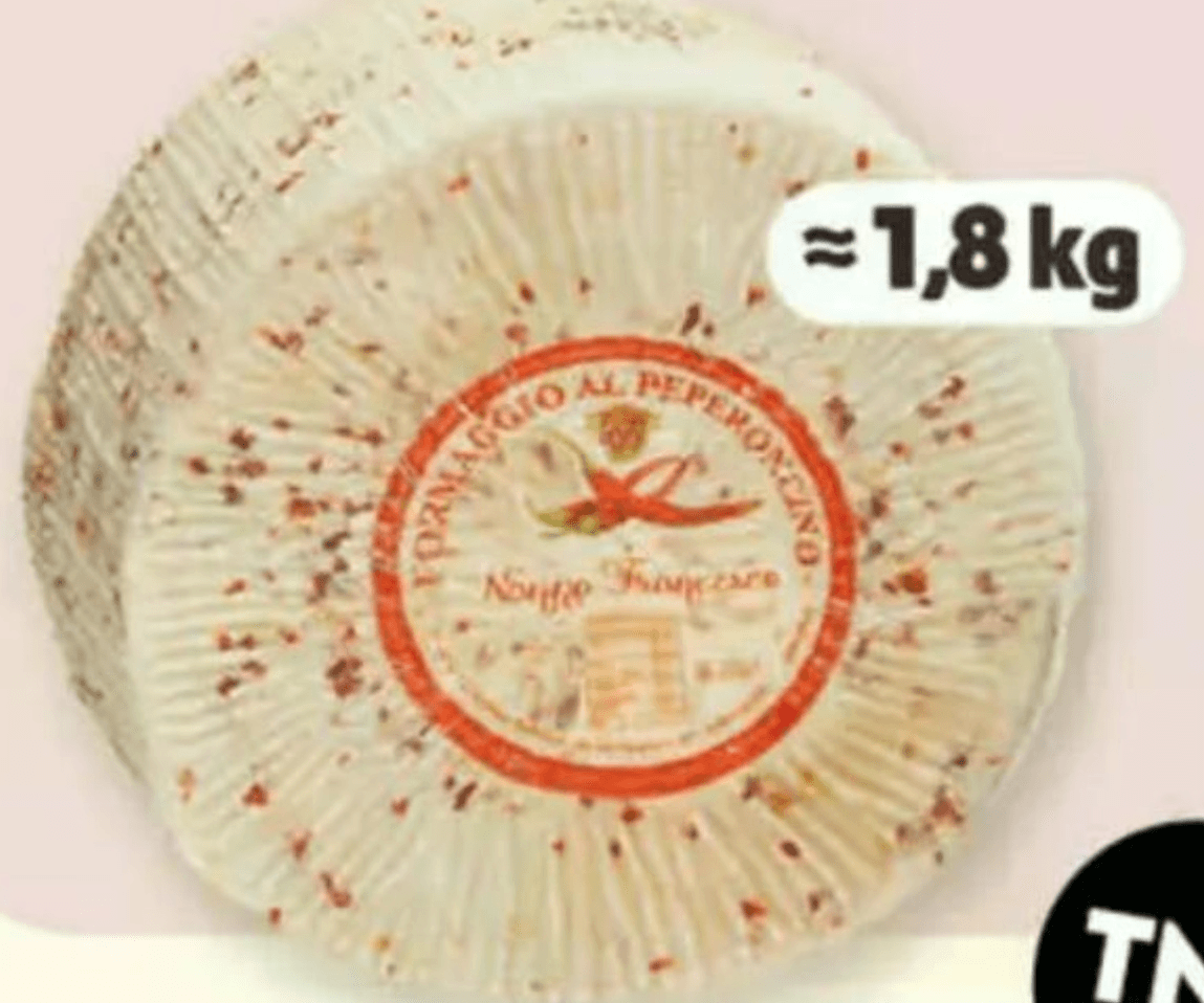 Ovčji sir s chili paprikom cca 1,8 kg - Akcija u trgovini Stanić Diskont