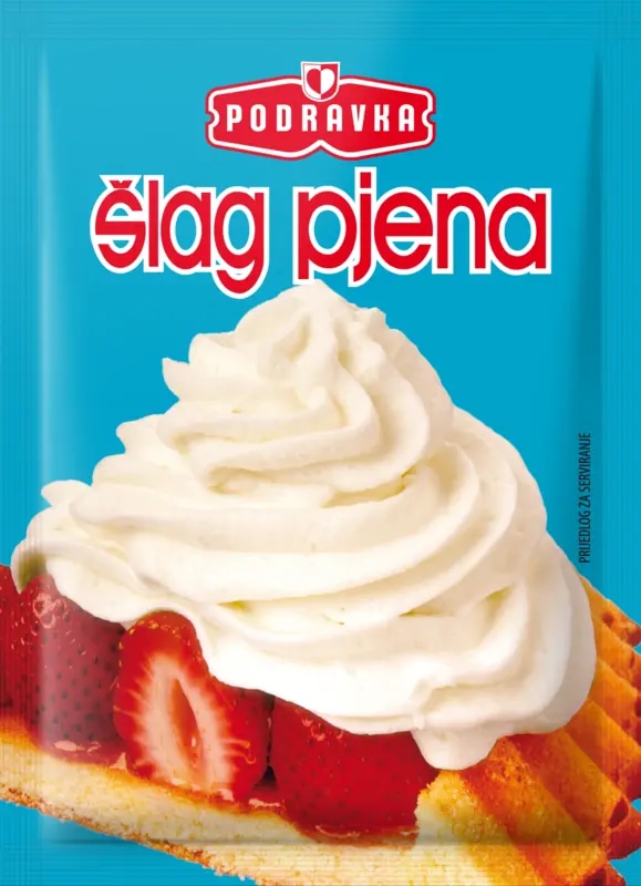 Podravka šlag pjena 144 g ili 126 g Akcija u trgovini Tommy