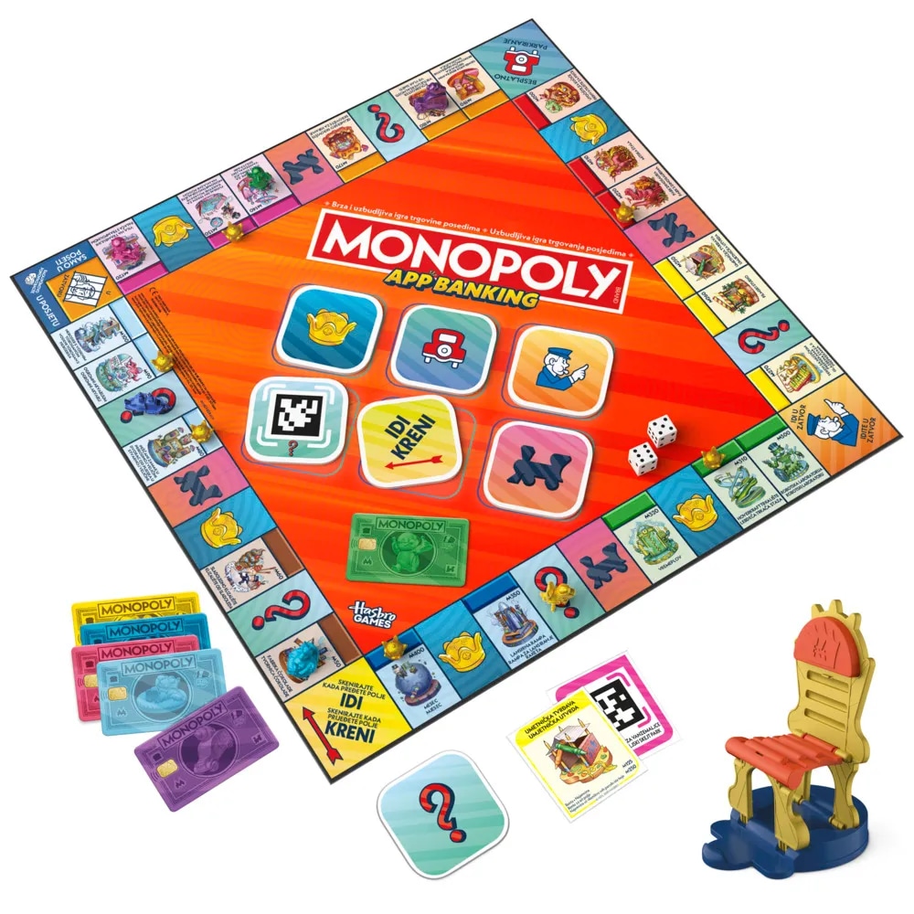 Društvena igra Monopoly App Banking - Akcija u trgovini Konzum