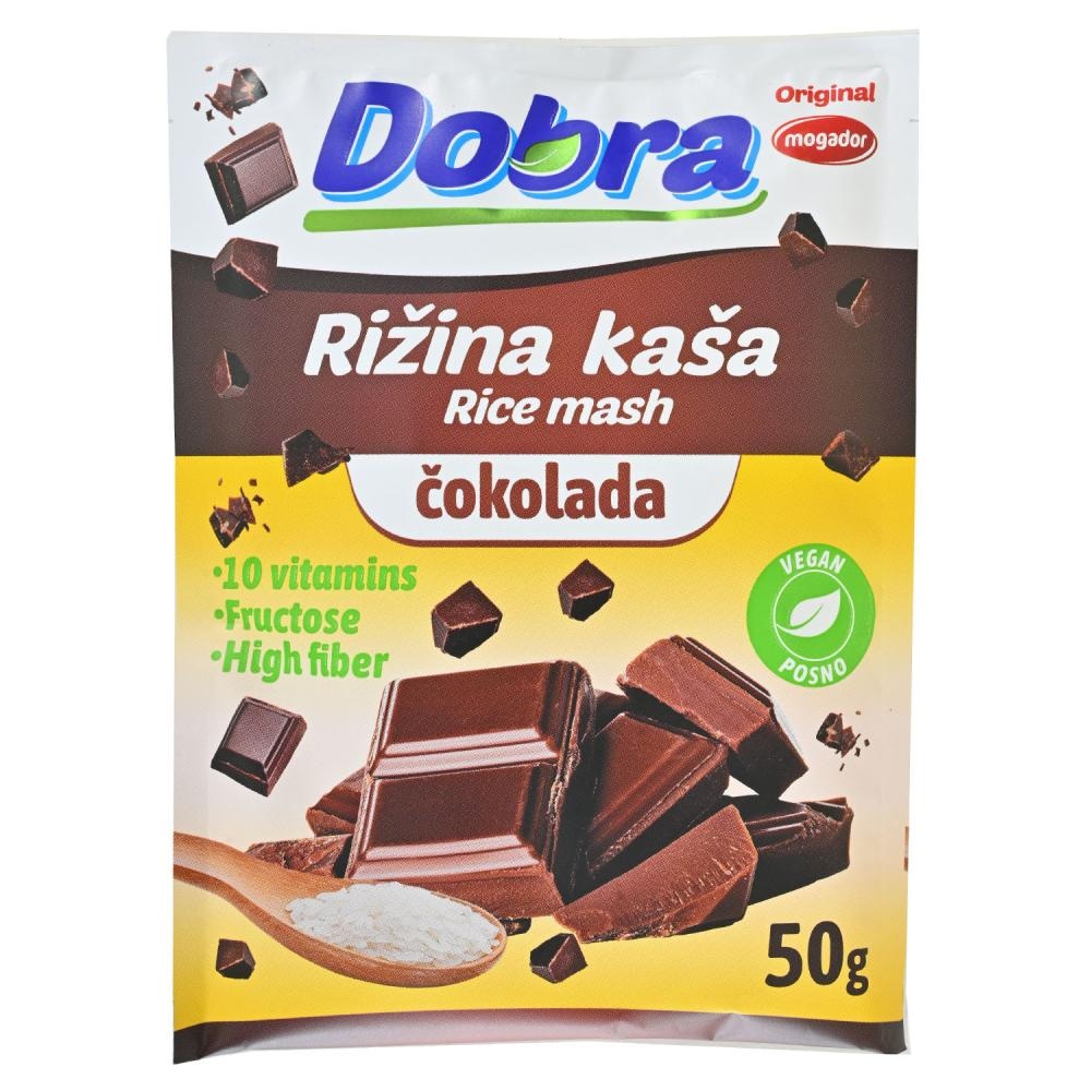 Dobra rižina kaša čokolada 50g Akcija u trgovini Bipa