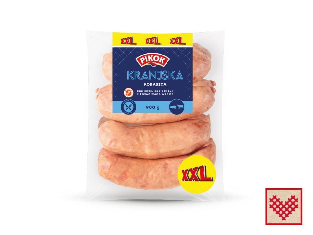 Pikok Kranjska kobasica XXL 900 g - Akcija u trgovini Lidl