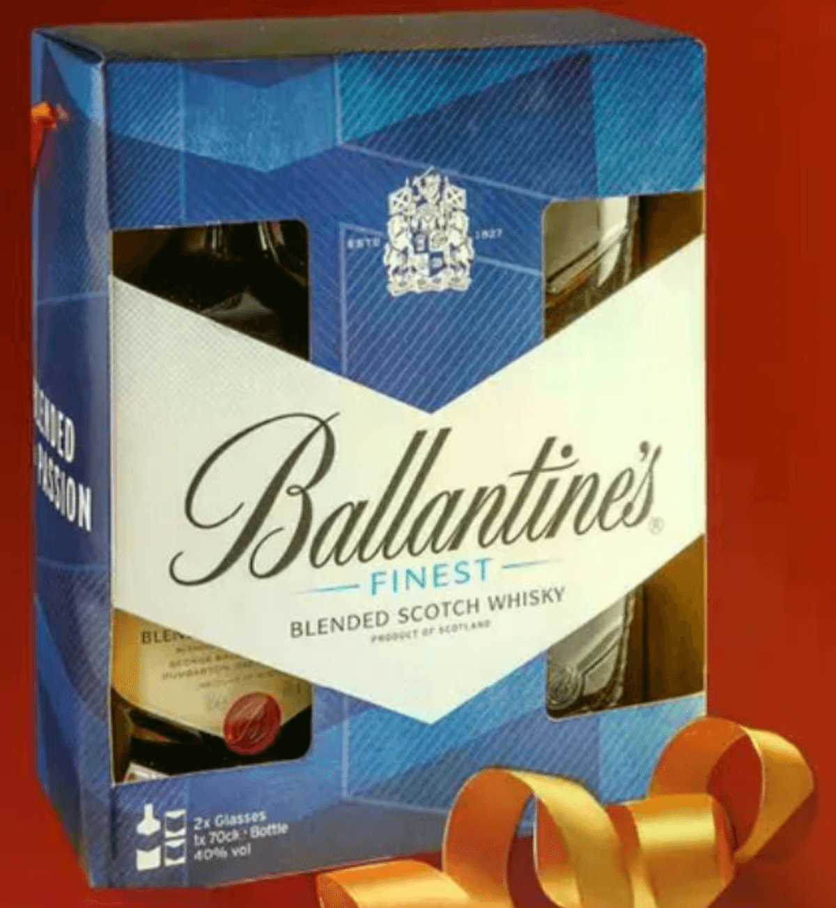 Ballantine's Whiskey 0,7l + 2 čaše - Akcija u trgovini Plodine