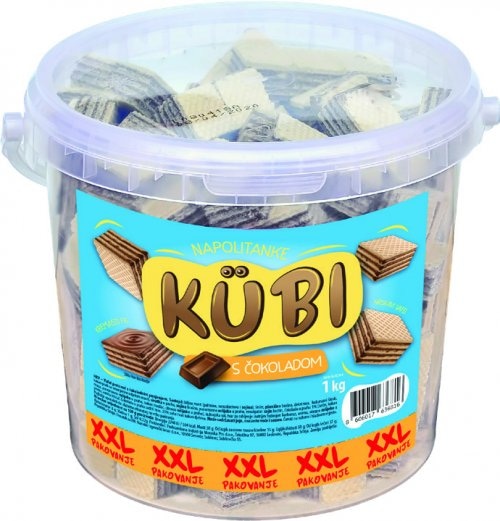 Kubi Napolitanke s čokoladom 1 kg - Akcija u trgovini Gavranović