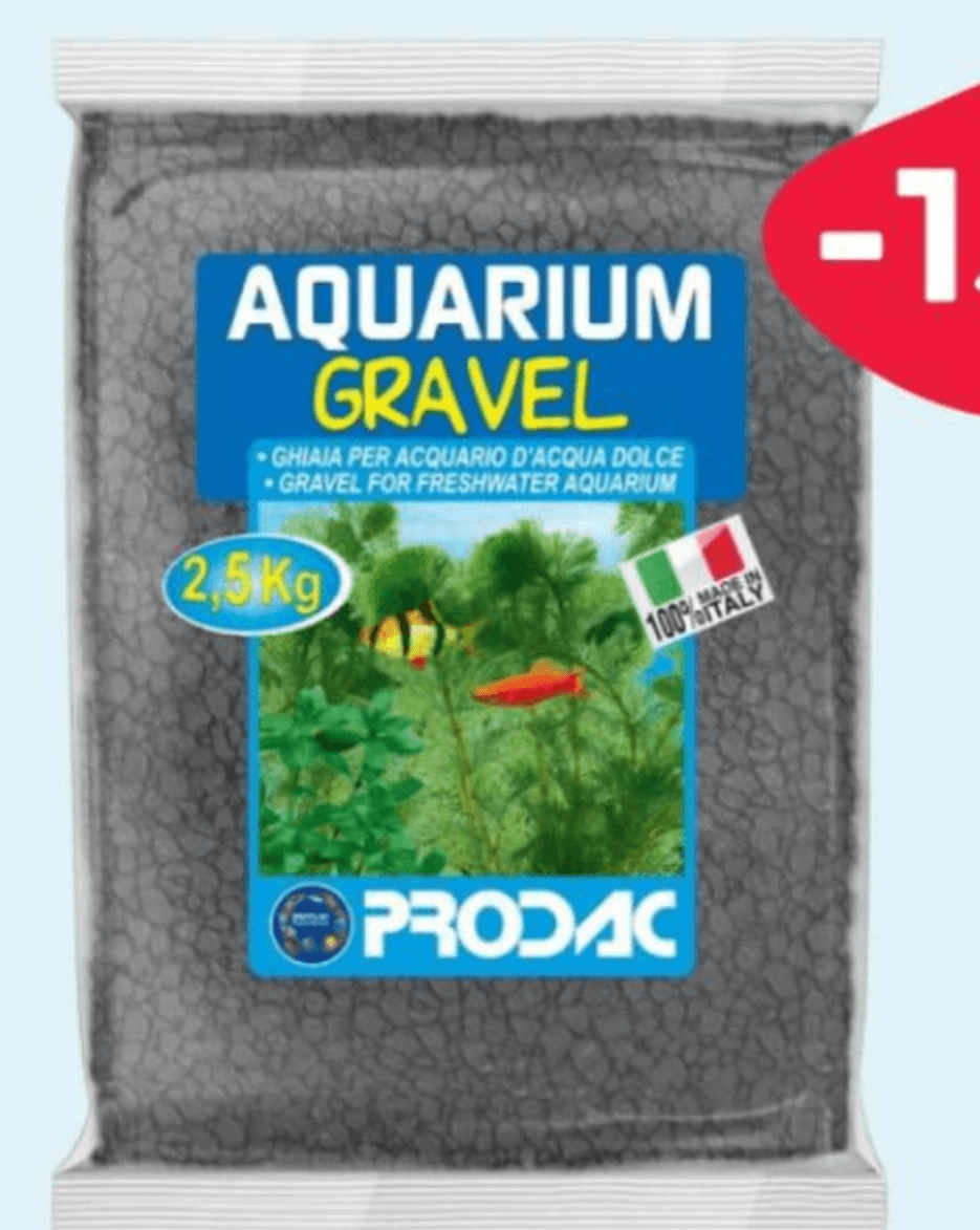 Prodac Aquarium Gravel 2,5kg - Akcija u trgovini Pet Centar