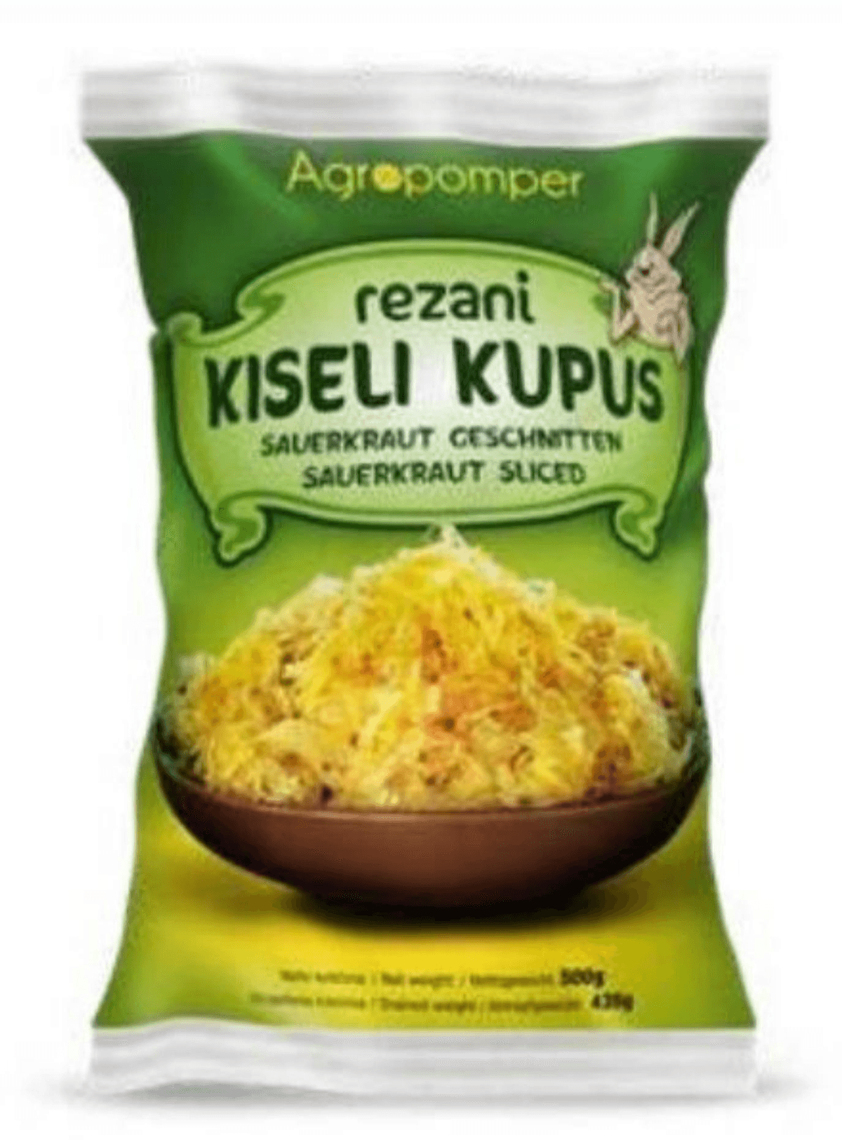 Rezani kiseli kupus 500 g Agropomper - Akcija u trgovini Eurospin