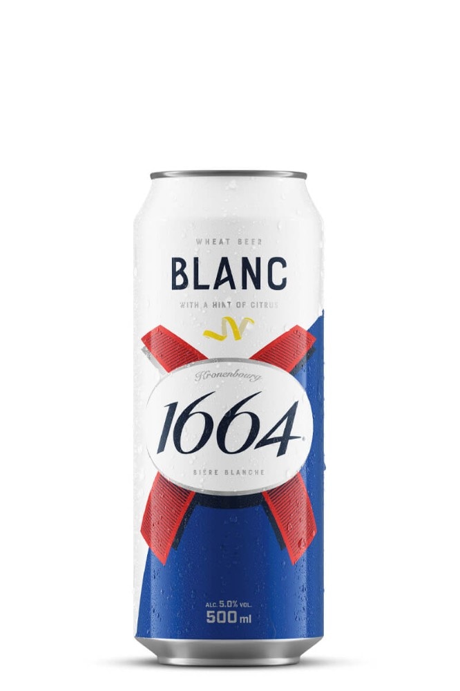 Blanc 1664 pivo svijetlo 5% alk. 2 l (4 x 500 ml) Akcija u trgovini NTL