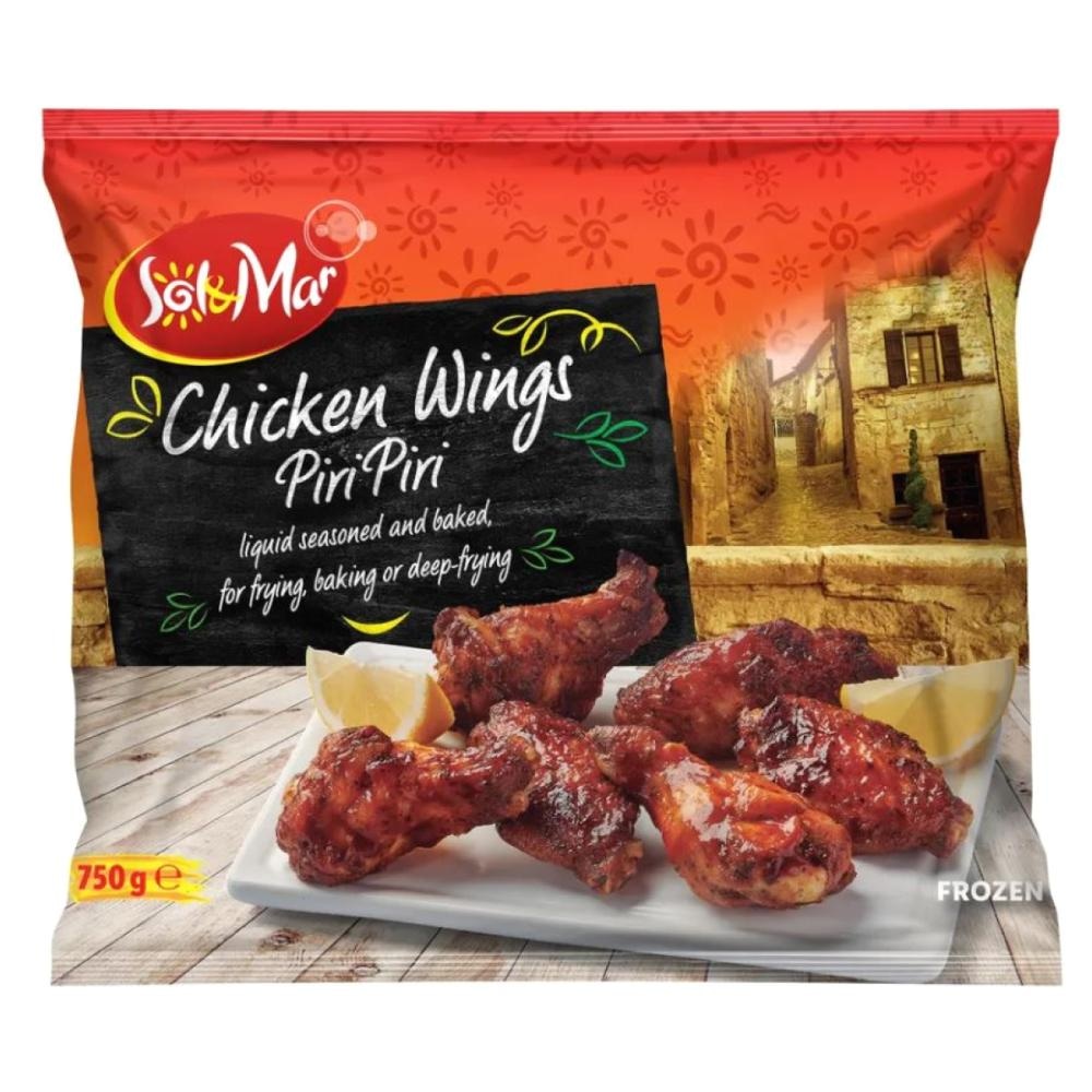 SOL&MAR Pileća krila Piri Piri 750 g - Akcija u trgovini Lidl