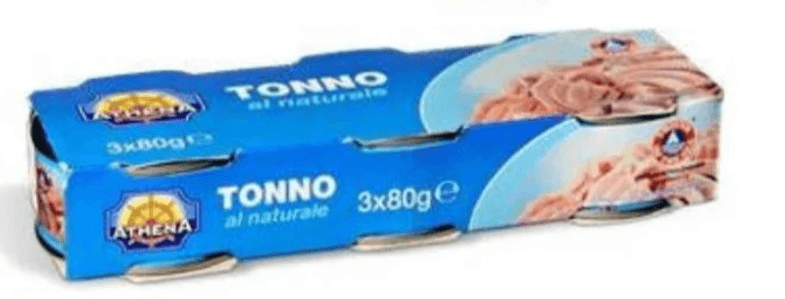 Tuna u vlastitom soku 3 x 80 g Athena - Akcija u trgovini Eurospin