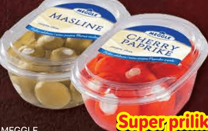 Masline ili paprika 210 g Meggle - Akcija u trgovini Plodine