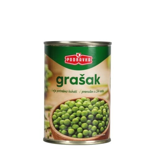 Grašak Podravka 420 g - Akcija u trgovini KTC