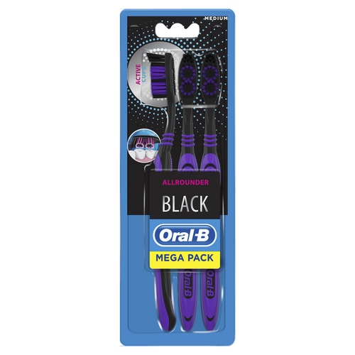 Četkica za zube Charcoal black Oral B 3 kom - Akcija u trgovini NTL