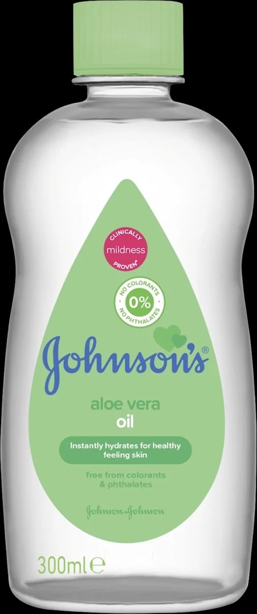 Johnson's aloe vera oil 300ml e - Akcija u trgovini Tommy