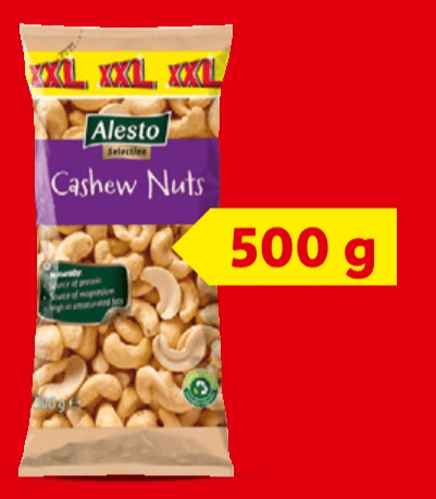Alesto Selection indijski oraščići 500 g Akcija u trgovini Lidl
