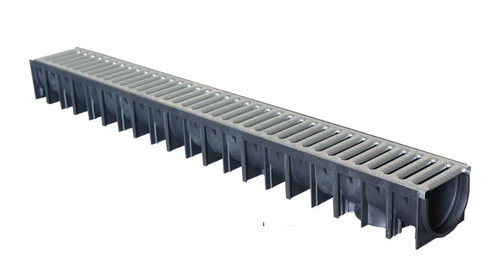 Kanalica za odvod vode d 100 x š 13 x v 8,5 cm - Akcija u trgovini Bauhaus