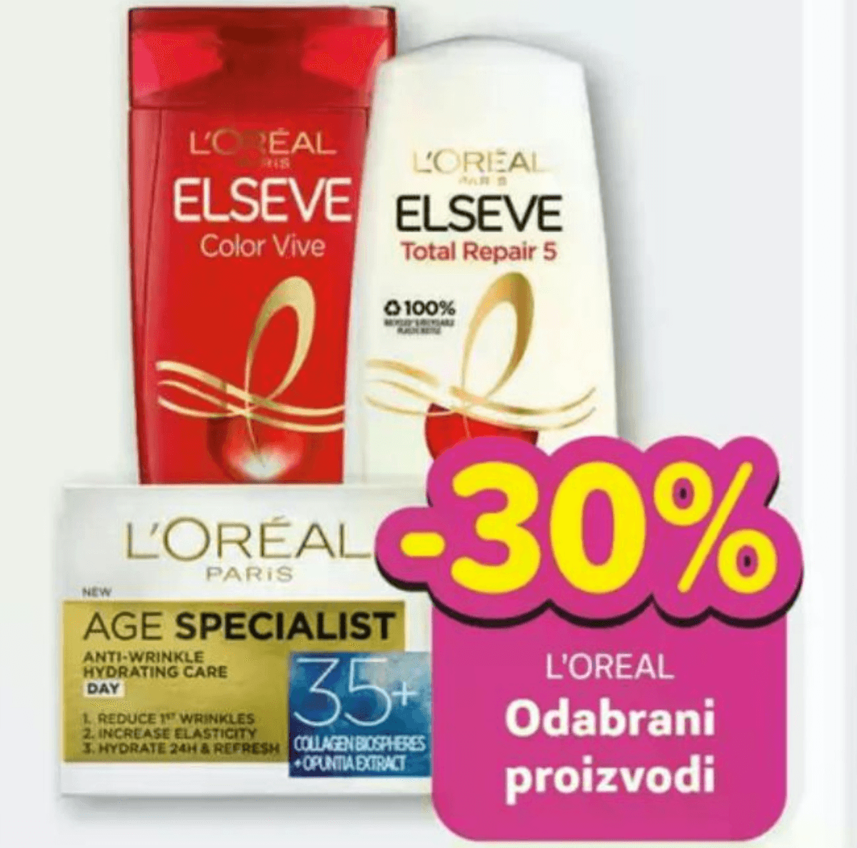L'Oréal Odabrani proizvodi - Akcija u trgovini Plodine
