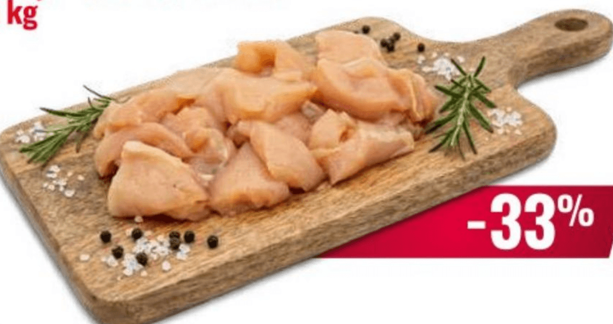 Kockice pilećeg filea od prsa - Akcija u trgovini Eurospin