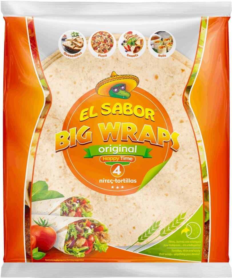 Tortilja El Sabor 25 cm, 4/1, 245 g - Akcija u trgovini Boso
