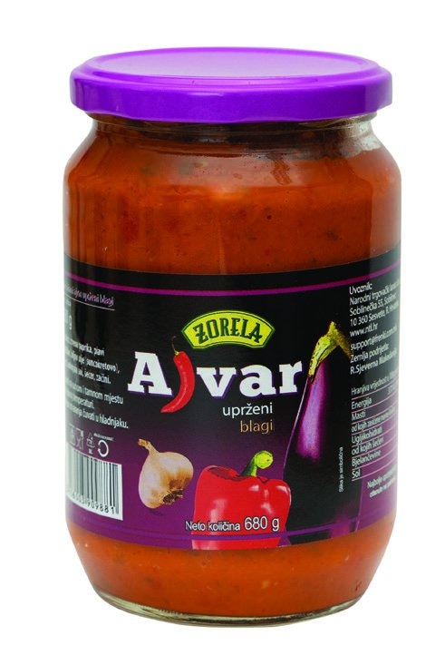 Zorela uprženi blagi ajvar 680 g - Akcija u trgovini Bakmaz