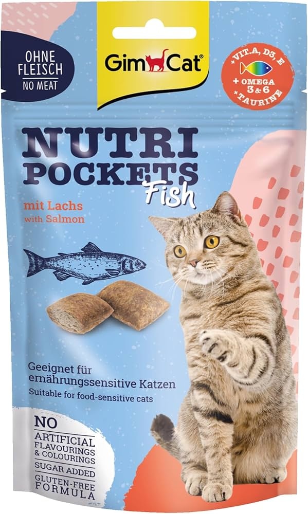 GimCat Nutri Pockets Fish 60 g - Akcija u trgovini Pet Home